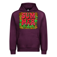 Mauve Wine summer vibes watermelon leopard background Urban Hoodie - Jasminsmagicworld