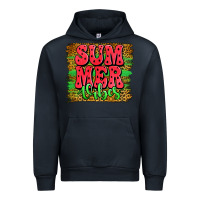 Navy summer vibes watermelon leopard background Urban Hoodie - Jasminsmagicworld