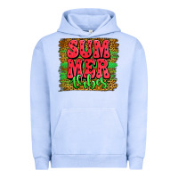 Pigment Grape Ice summer vibes watermelon leopard background Urban Hoodie - Jasminsmagicworld