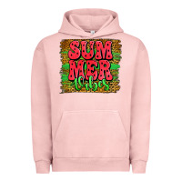 Pigment Salmon summer vibes watermelon leopard background Urban Hoodie - Jasminsmagicworld