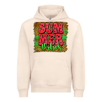 Sandshell summer vibes watermelon leopard background Urban Hoodie - Jasminsmagicworld
