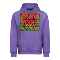 Tulip summer vibes watermelon leopard background Urban Hoodie - Jasminsmagicworld
