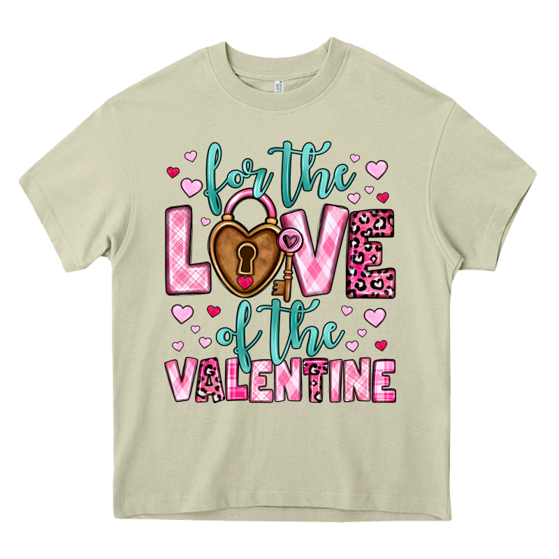 For The Love Of The Valentine Heavy Core Tee by OliviaCreatesArt | Teevron