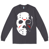 Smoke jason hockey mask halloween Long Sleeve Tee - baoMotion