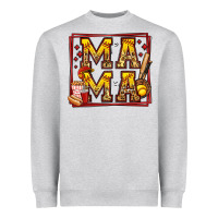 Heather Grey softball mama Heavyweight Sweatshirt - Jasminsmagicworld