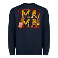 Navy softball mama Heavyweight Sweatshirt - Jasminsmagicworld