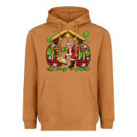 Meerkat with god all things are possible santa baby jesus Heavyweight Hoodie - Jasminsmagicworld