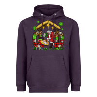 Plum with god all things are possible santa baby jesus Heavyweight Hoodie - Jasminsmagicworld