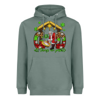 Sage with god all things are possible santa baby jesus Heavyweight Hoodie - Jasminsmagicworld