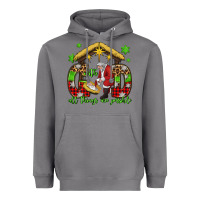 Storm with god all things are possible santa baby jesus Heavyweight Hoodie - Jasminsmagicworld