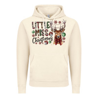 Vintage Artic little miss christmas Vintage Hoodie - CowhideDigitalArt