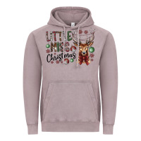 Vintage Zinc little miss christmas Vintage Hoodie - CowhideDigitalArt