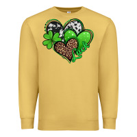 Antique Gold St. Patrick's Day hearts Premium Sweatshirt - Jasminsmagicworld