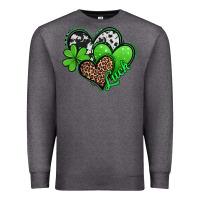 Charcoal Heather St. Patrick's Day hearts Premium Sweatshirt - Jasminsmagicworld