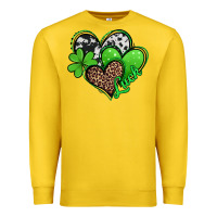 Lemon St. Patrick's Day hearts Premium Sweatshirt - Jasminsmagicworld