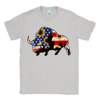 Moon Dust american flag bison Classic Tee - Jasminsmagicworld
