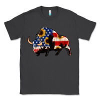 Smoke american flag bison Classic Tee - Jasminsmagicworld