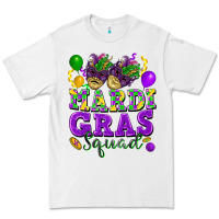 White Mardi Gras squad Premium Tee - FaDigitalArtStudio