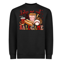 Black take me out to the ball game baseball Heavyweight Sweatshirt - Jasminsmagicworld