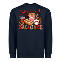 Navy take me out to the ball game baseball Heavyweight Sweatshirt - Jasminsmagicworld