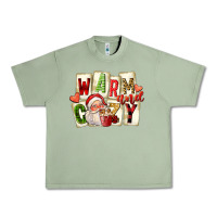 Oil Green warm and cozy santa Urban Heavy Tee - FaDigitalArtStudio
