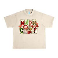 Sandshell warm and cozy santa Urban Heavy Tee - FaDigitalArtStudio