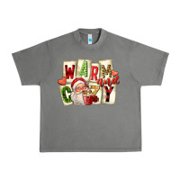 Warm And Cozy Santa Urban Heavy Tee | Teevron