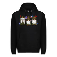 Black military gnomes star Premium Hoodie - Artiststas