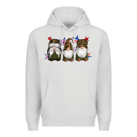 Dove Grey military gnomes star Premium Hoodie - Artiststas