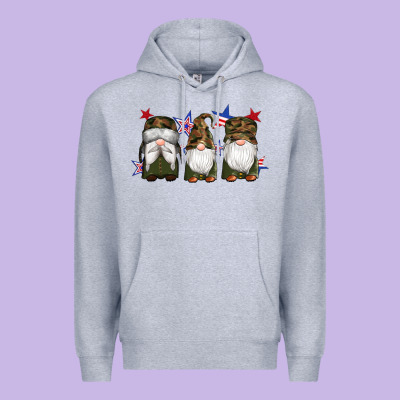 Military Gnomes Star Premium Hoodie Designed By Artiststas