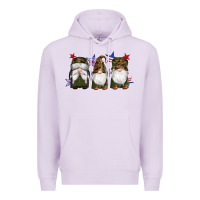 Lilac military gnomes star Premium Hoodie - Artiststas