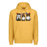 Mustard military gnomes star Premium Hoodie - Artiststas