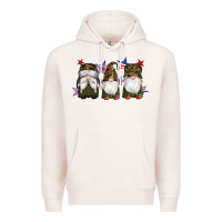 Pale Pink military gnomes star Premium Hoodie - Artiststas