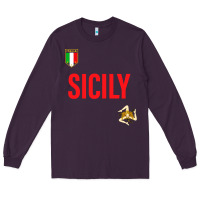 Plum sicily Long Sleeve Tee - baoMotion