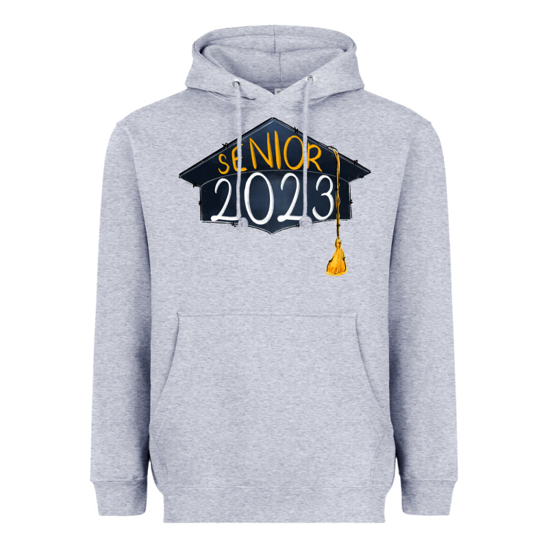 Senior 2023 Graduation Png Sublimation Design Down Heavyweight Hoodie by RanaPortraitStore | Teevron