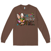 Chestnut happy easter y all Long Sleeve Tee - CowhideDigitalArt