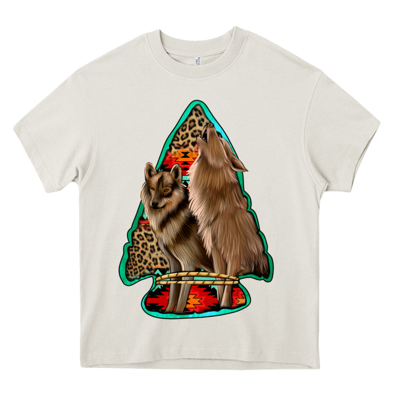Howling Wolves Arrowhead Heavy Core Tee by Jasminsmagicworld | Teevron
