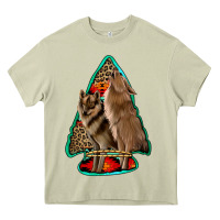Mossy howling wolves arrowhead Heavy Core Tee - Jasminsmagicworld