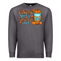 Charcoal Heather Pumpkin spice and everything nice Premium Sweatshirt - RanaPortraitStore