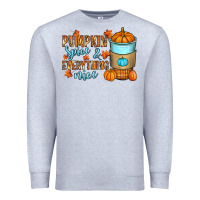 Heather Grey Pumpkin spice and everything nice Premium Sweatshirt - RanaPortraitStore