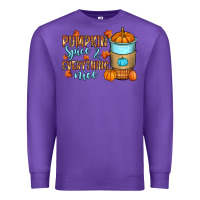 Purple Pumpkin spice and everything nice Premium Sweatshirt - RanaPortraitStore