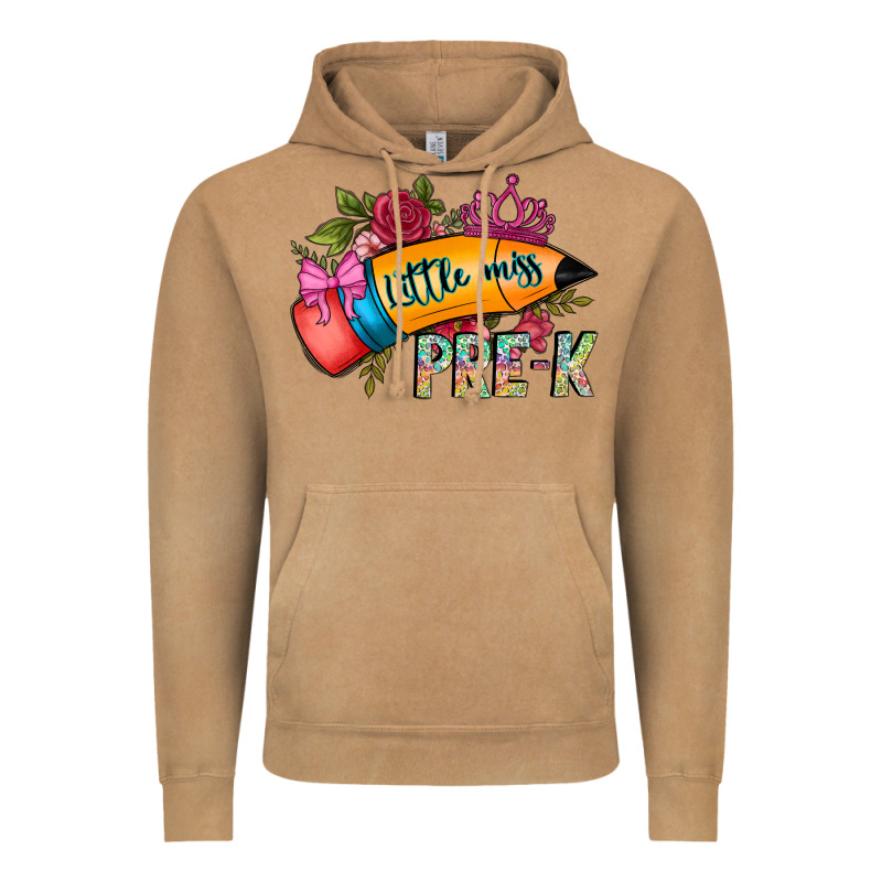 Little Miss Prek Vintage Hoodie by CowhideDigitalArt | Teevron