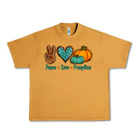 Peanut Butter peace love pumpkins Urban Heavy Tee - Jasminsmagicworld