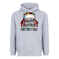 Heather Grey merry christmas shitter's full,  christmas vacation Heavyweight Hoodie - Jasminsmagicworld
