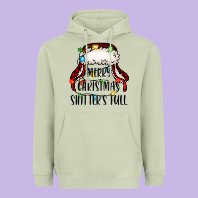 Merry Christmas Shitter's Full,  Christmas Vacation Heavyweight Hoodie Designed By Jasminsmagicworld