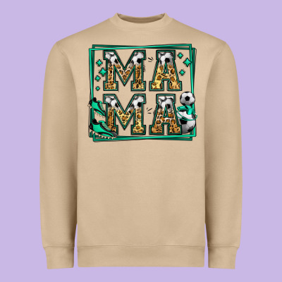 Soccer Mama Heavyweight Sweatshirt Designed By Jasminsmagicworld