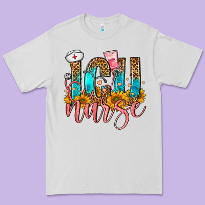 Western Icu Intensive Care Unit Nurse Premium Tee Designed By Fadigitalartstudio