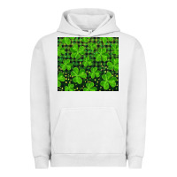 Pigment Lunar Rock shamrock and plaid Urban Hoodie - RanaPortraitStore