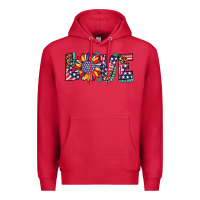 Cardinal love sunflower usa flag leopard Premium Hoodie - Artiststas