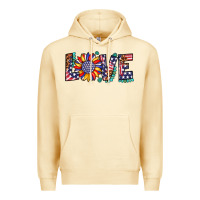 Pina Colada love sunflower usa flag leopard Premium Hoodie - Artiststas
